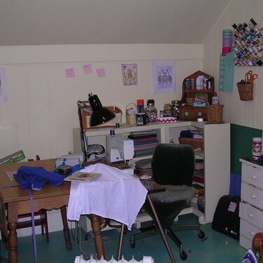 Scrap-Sewing-Craft Room BEFORE