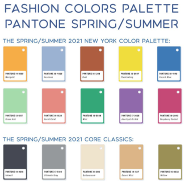 Pantone&#039;s New York Fashion Week Spring 2021 Color Picks