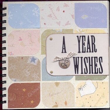 A YEAR OF WISHES Gift Card Album