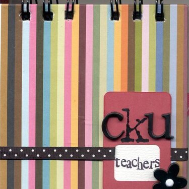 *SC* CKU TEACHER AUTOGRAPH MINI BOOK