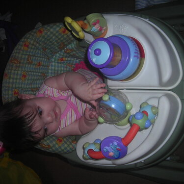 Her first time in the walker