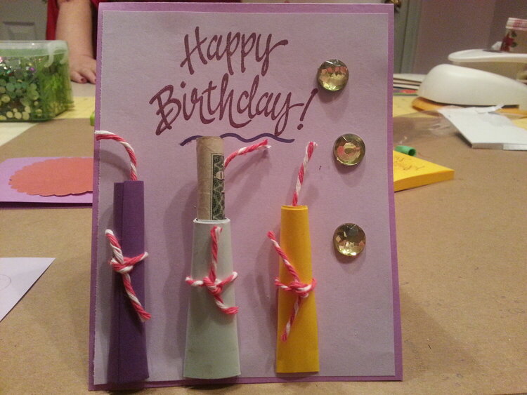 b-day card for my aunt