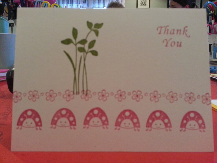 Thank you card