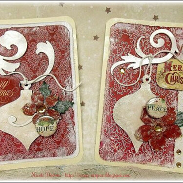 Set of 2 Christmas Cards (scrap-utopia)