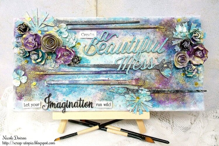 A Beautiful Mess Canvas (scrap-utopia)