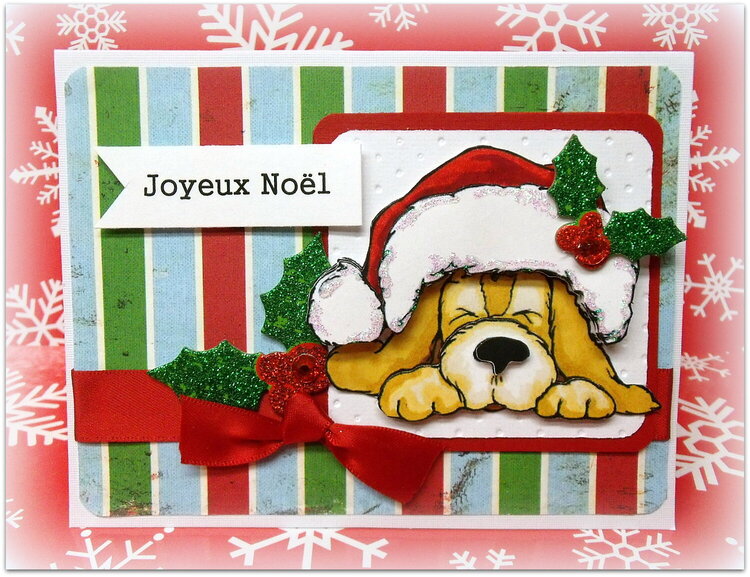 Doggy Christmas Card (scrap-utopia)