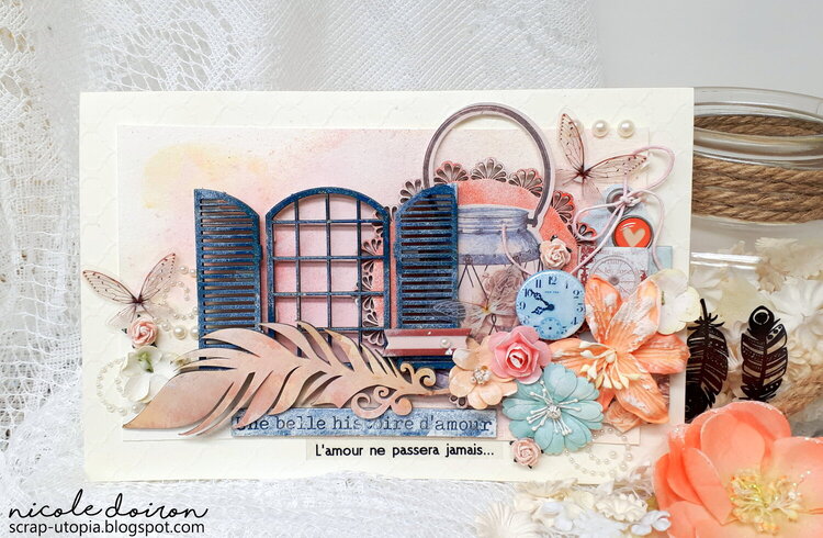 Histoire d&#039;amour Wedding Card (scrap-utopia)