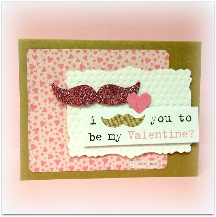Mustache Valentine Card (scrap-utopia)