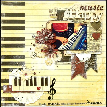 Music Happy (scrap-utopia)