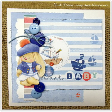 My Little Star &#039;Sweet Baby Sailor&#039; Card (scrap-utopia)