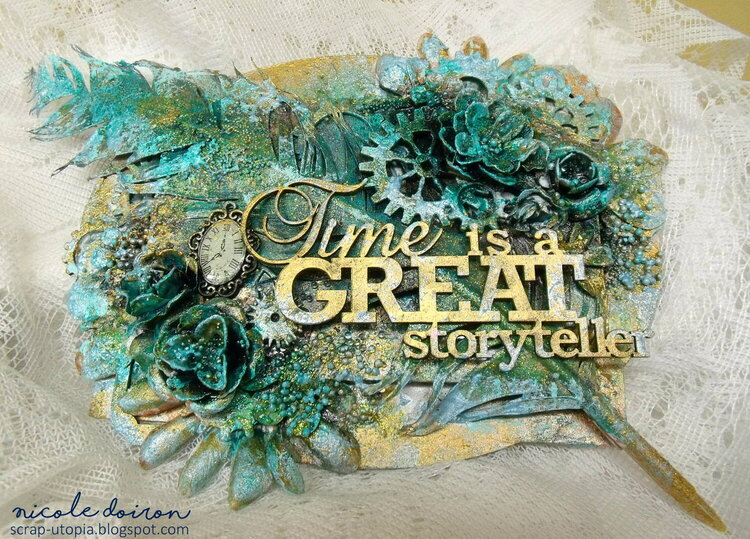 Time Is A Great Storyteller Mixed Media Project (scrap-utopia)