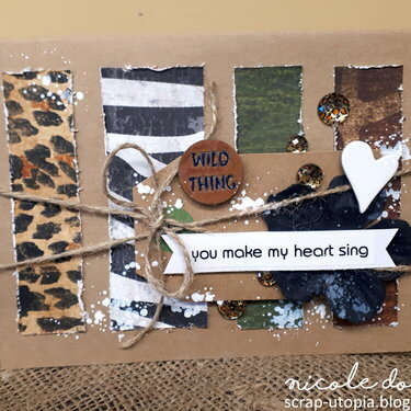 Wild Thing card (scrap-utopia)