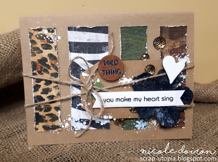 Wild Thing card (scrap-utopia)