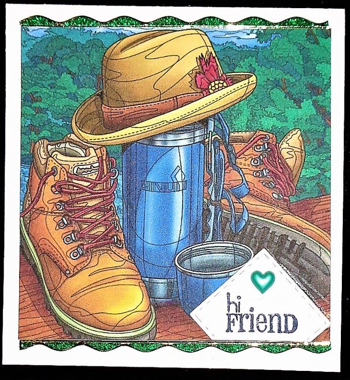 Note Card - Hi Friend
