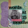 Words at 15 months