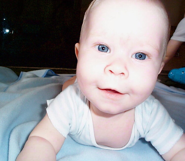My baby&#039;s Blue eyes!
