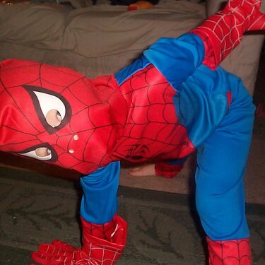 My lil Spiderman!!!!