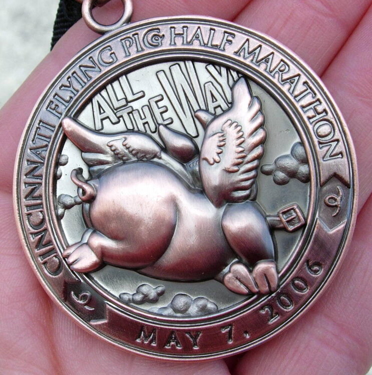 Flying Pig Medal