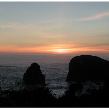 Sunset on the Oregon Coast