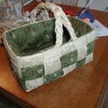 Brown Paper Bag Basket #2