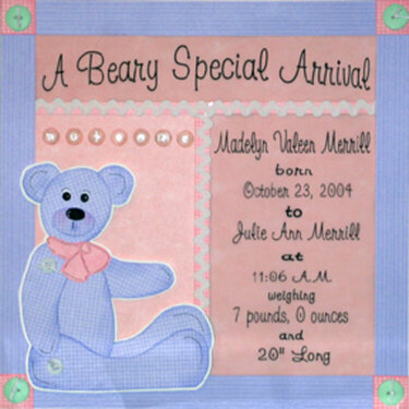 A Beary Special Welcome