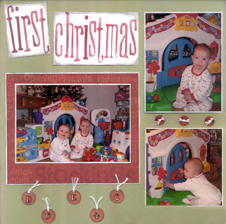 First Christmas - left