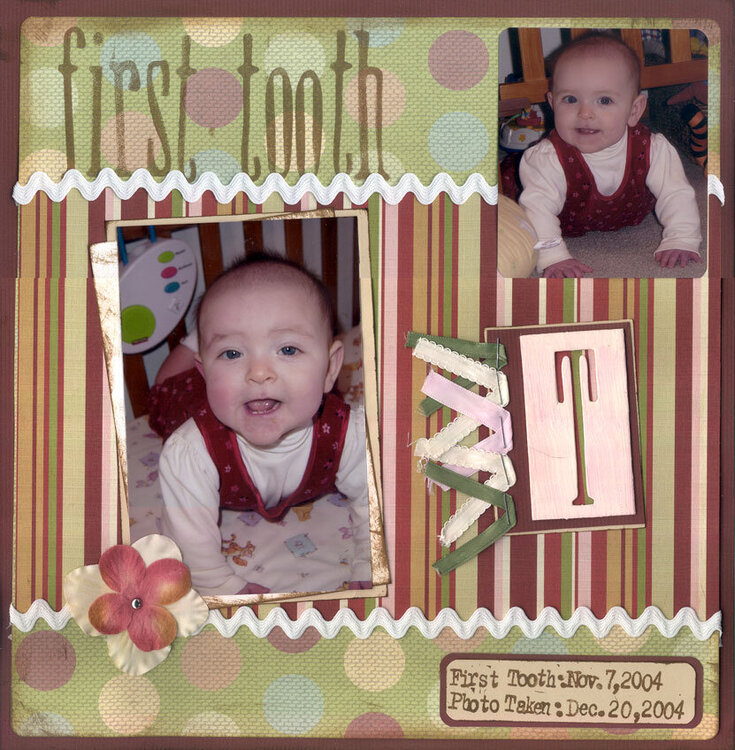 first tooth