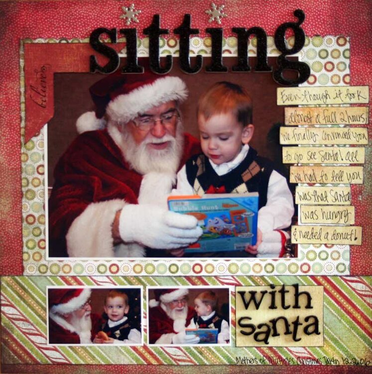 Sitting with Santa