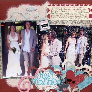 Just Married *Scrapbook Takeout January*