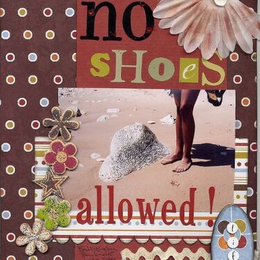No shoes allowed!