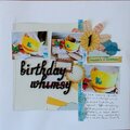 Birthday Whimsy *Page Maps and Cocoa Daisy*