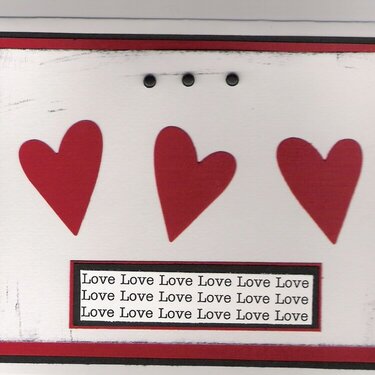 lovelovelove card