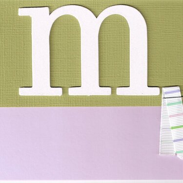 monogram card