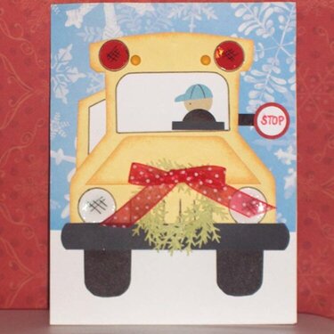 A Christmas Card for the School Bus Driver