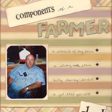 Components of  a farmer