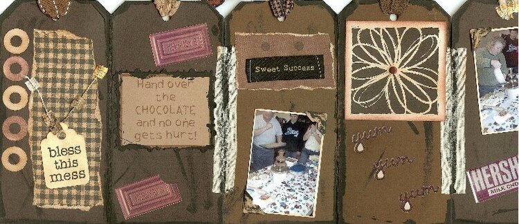Chocolate Party Tag Book