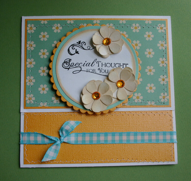Special thoughts for you - daisy card