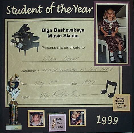 Student of the Year - 1999