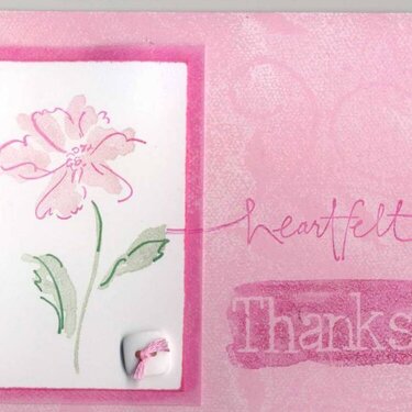 Heartfelt Thanks in Pinks