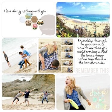 Project Life "I love doing nothing with you"