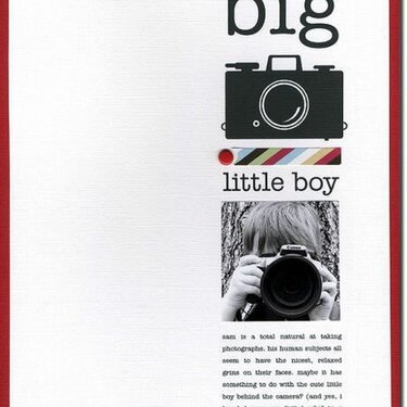 big camera little boy