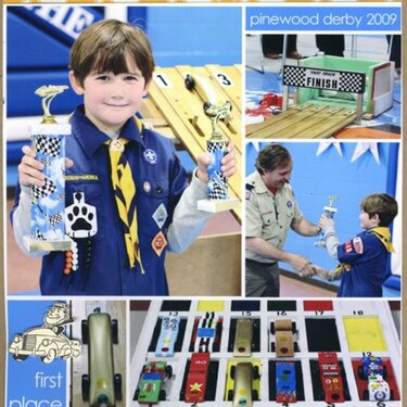 pinewood derby *october afternoon*