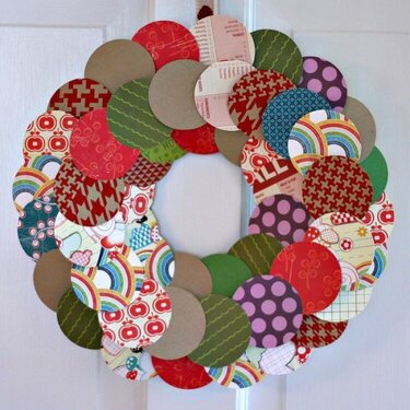 simple paper wreath