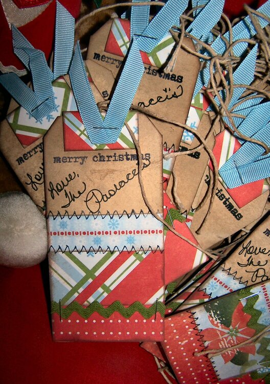 Rusty Pickle Christmas Tags