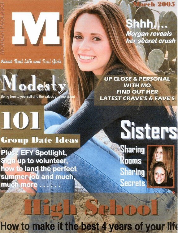 Morgan&#039;s First Magazine Cover