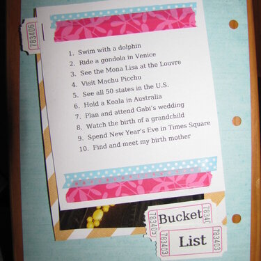 Bucket List Hidden Journaling
