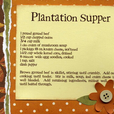 Plantation Supper
