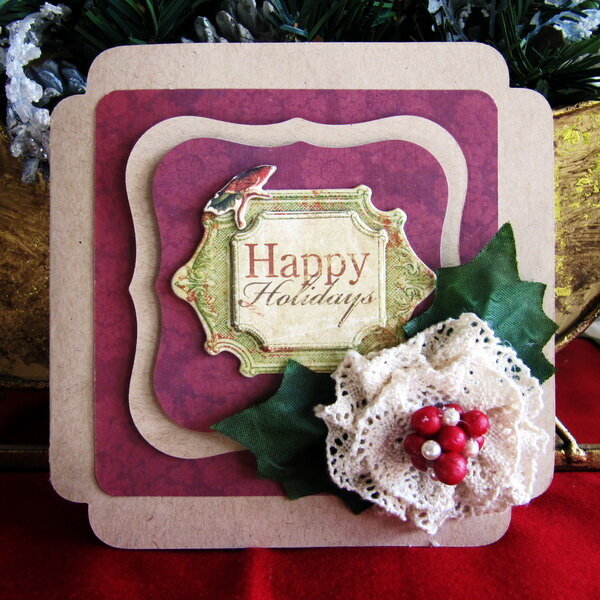 Happy Holidays *1st Day of Christmas Cards