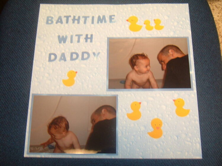 Bathtime with Daddy