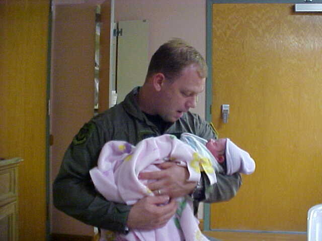 Daddy and his second little girl Arwen